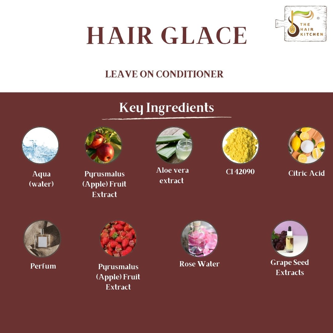 HAIR GLACE LEAVE ON CONDITIONEER (30ml / 120ml) - The Hair Kitchen